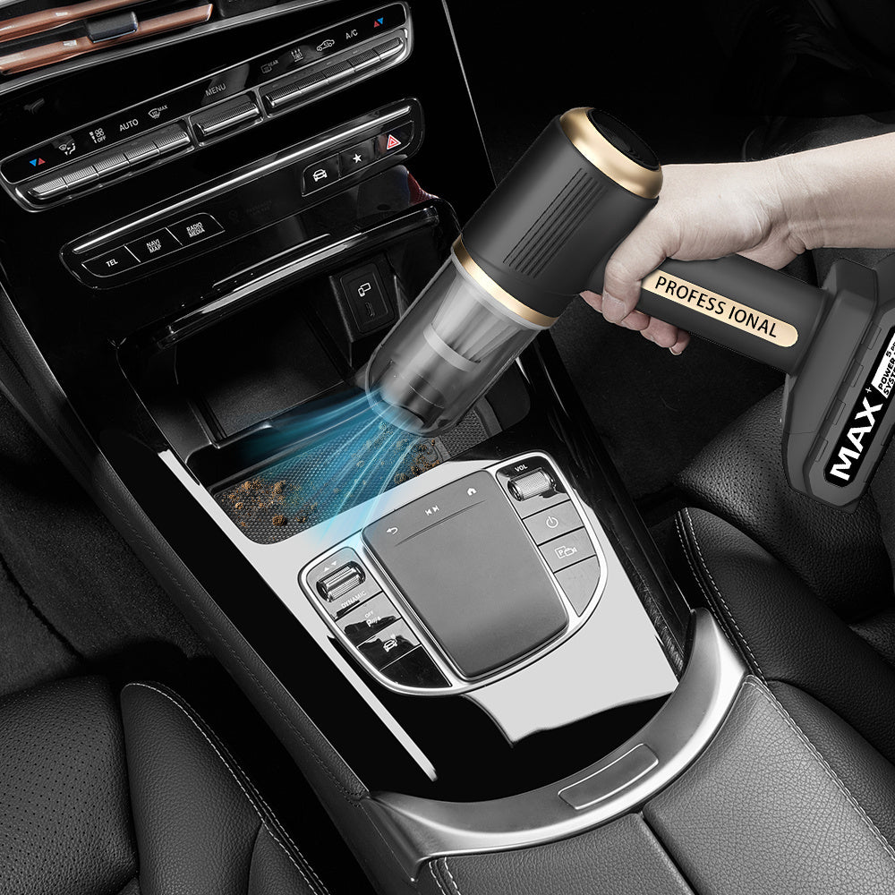 4-in-1 Cordless Vacuum & Air Pump, Portable Wireless Cordless Vacuum Cleaner, High-Power Blower for Pet Hair, brushless motor, Car Interior & Keyboard, Perfect Christmas Gift for Car Owners & Pet Parents. Suitable for Car, Home, Office, Camping, Computer Dropshipman