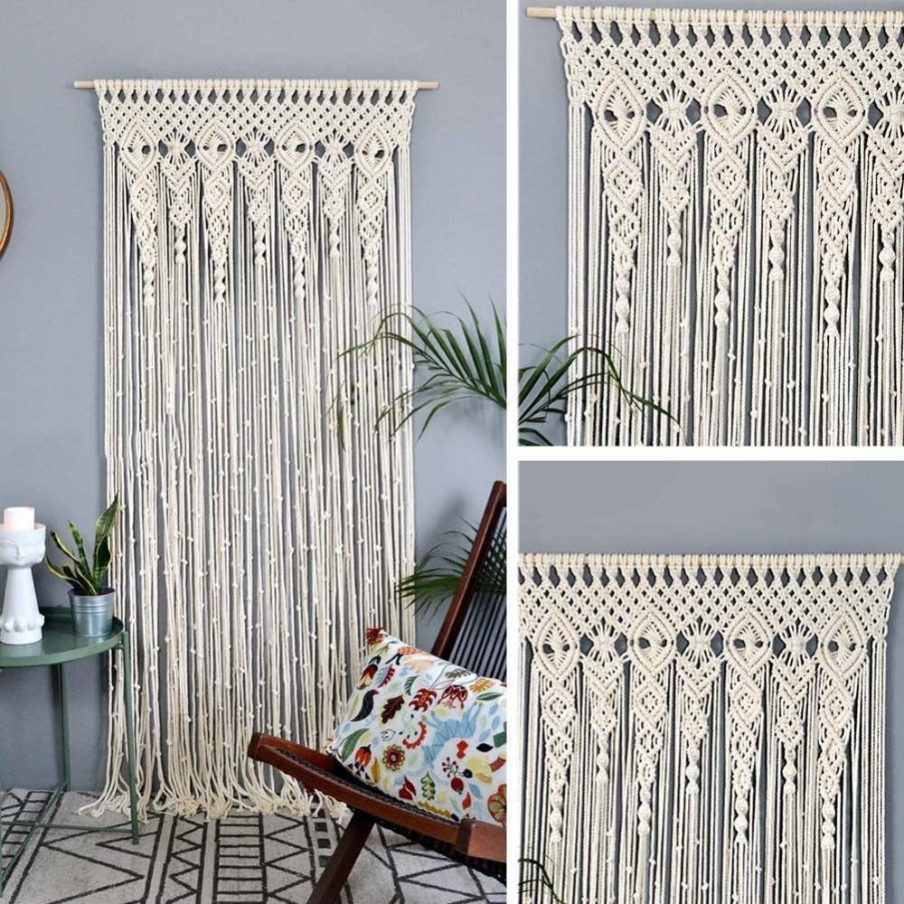 Stylish Woven Door Curtain Tapestry for Elegant For Window and Door Decor, Perfect for Any Occasion (90x180cm) Dropshipman